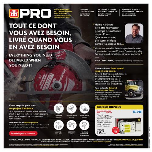 Circulaire Home Hardware - Centre de Rénovation - Page 25