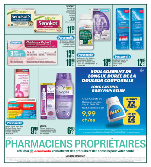 Circulaire Jean Coutu - Pharmacie propriétaires - Page 3