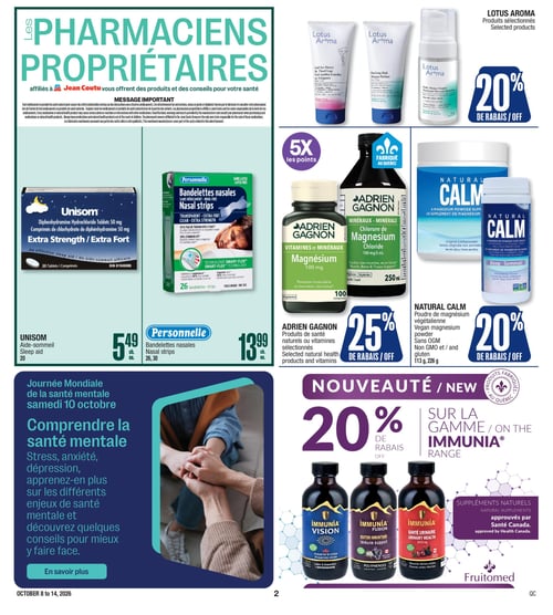 Circulaire Jean Coutu - Pharmacie propriétaires - Page 4