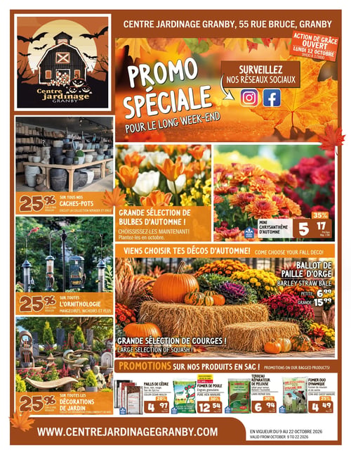 Circulaire Centre Jardinage Granby - Page 1