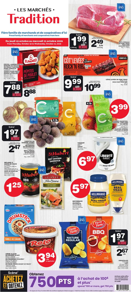 Circulaire Les Marchés Tradition - Page 1