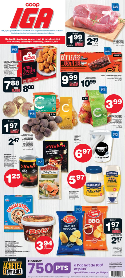 Circulaire IGA Coop - Îles de la Madeleine - Page 1