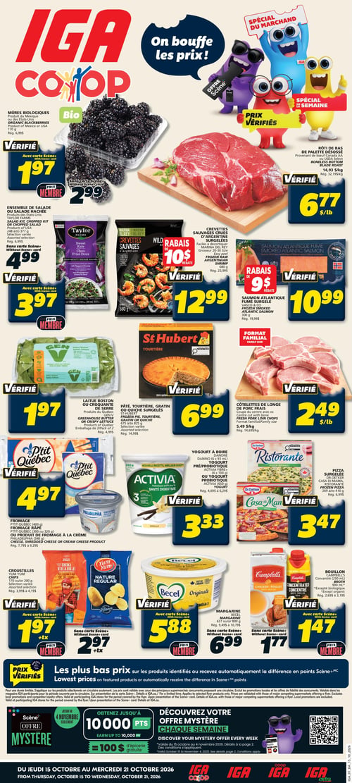 Circulaire IGA Coop Nouveau Brunswick - Page 1