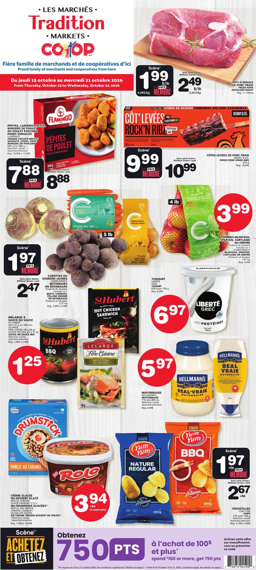 Circulaire Les Marchés Tradition - Nouveau-Brunswick - Page 1