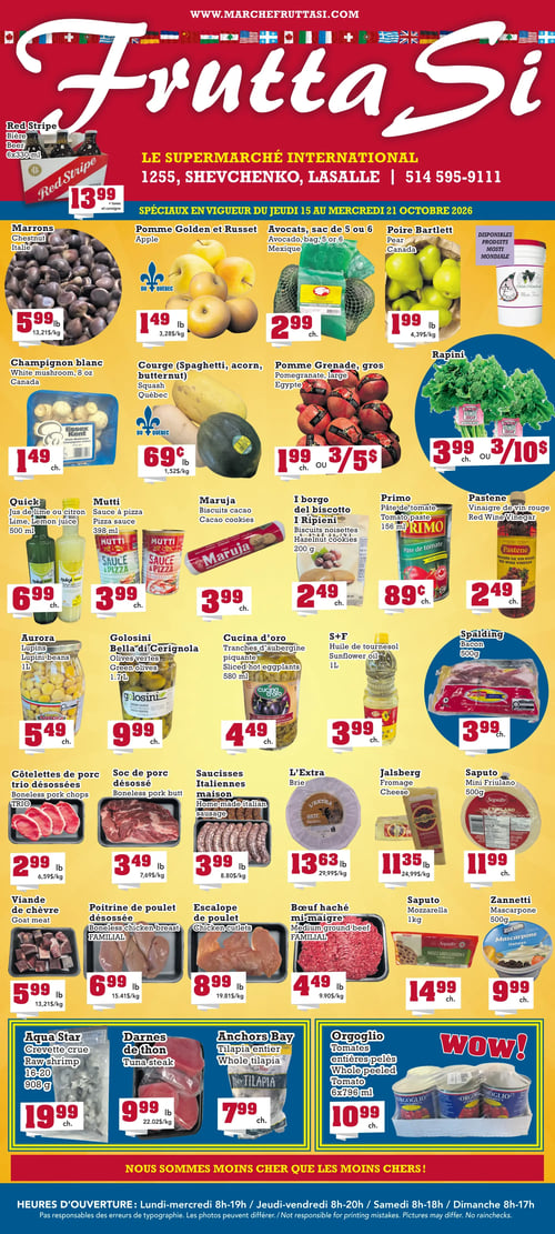 Circulaire Marché Frutta Si - Page 1