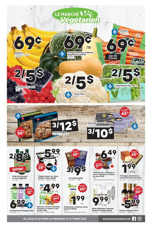 Circulaire Marché Végétarien - Page 1