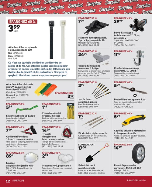 Circulaire Princess Auto - Surplus - Page 12