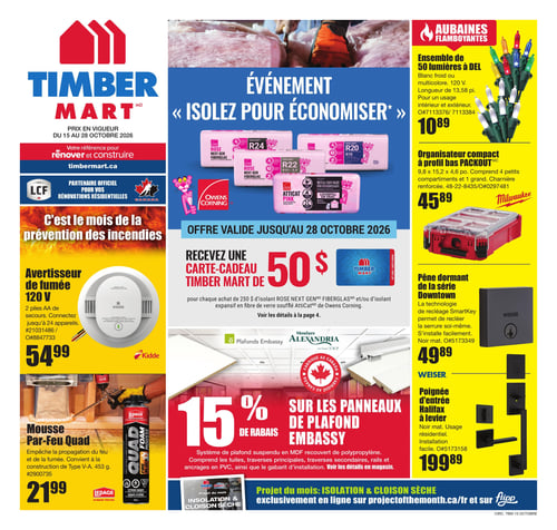 Circulaire Timber Mart - Page 1