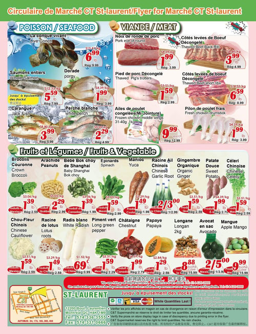 Circulaire Marché C & T - St-Laurent - Page 1