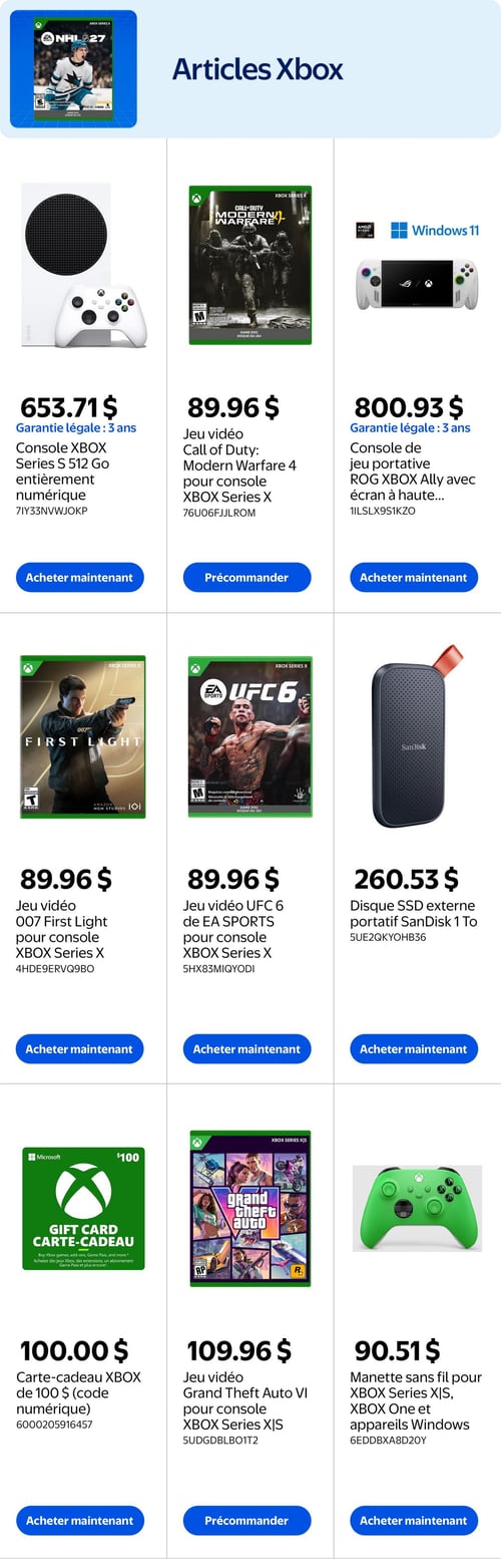 Circulaire Walmart - Livret Jeux Vidéo et Divertissement - Page 3