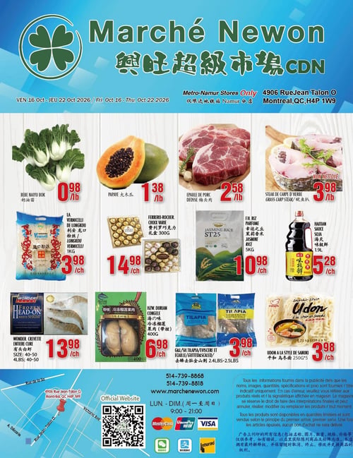 Circulaire Marché Newon Jean Talon - Page 1
