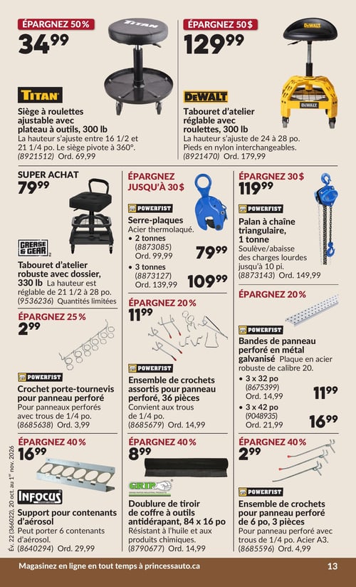 Circulaire Princess Auto - Page 19