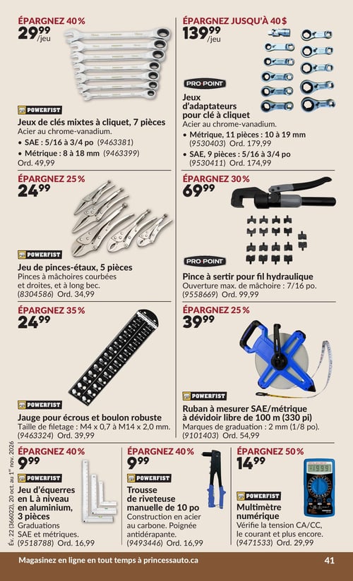 Circulaire Princess Auto - Page 47