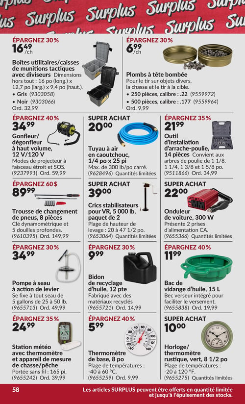Circulaire Princess Auto - Page 64