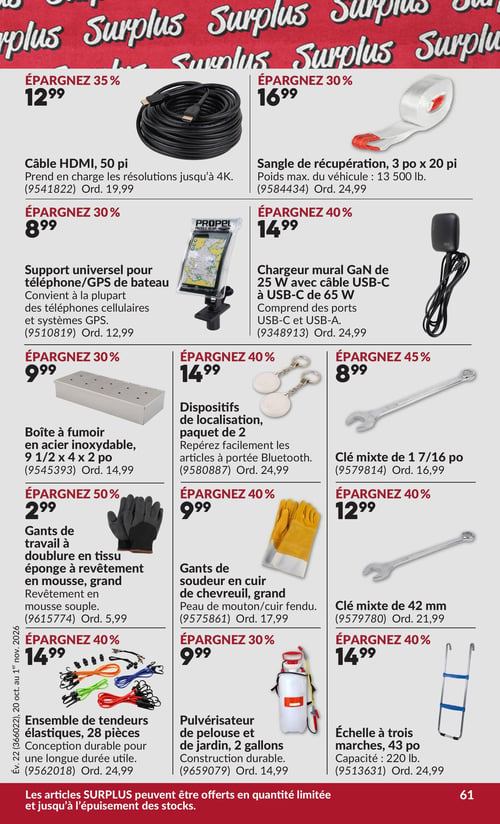 Circulaire Princess Auto - Page 67