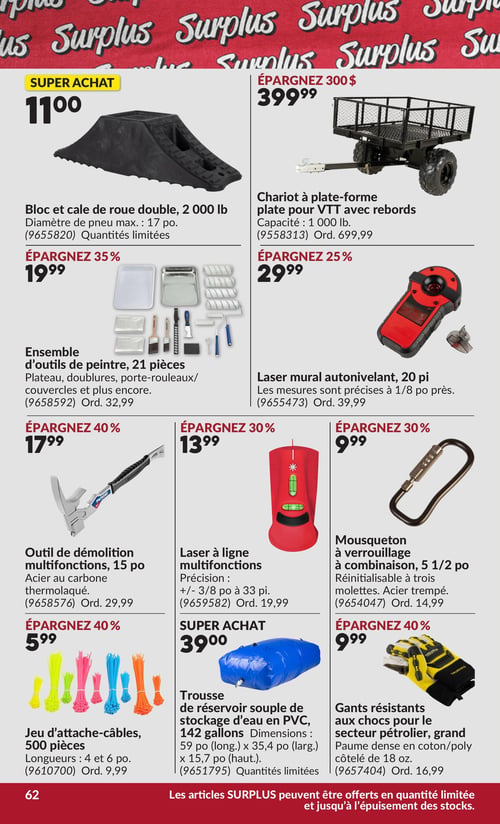 Circulaire Princess Auto - Page 68