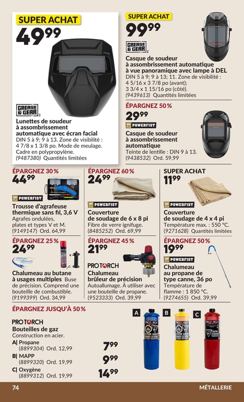 Circulaire Princess Auto - Page 80