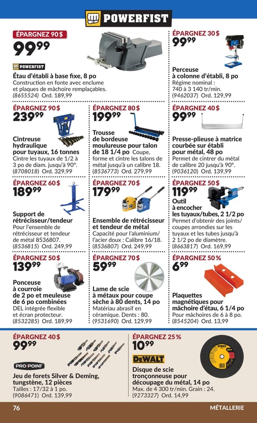 Circulaire Princess Auto - Page 82