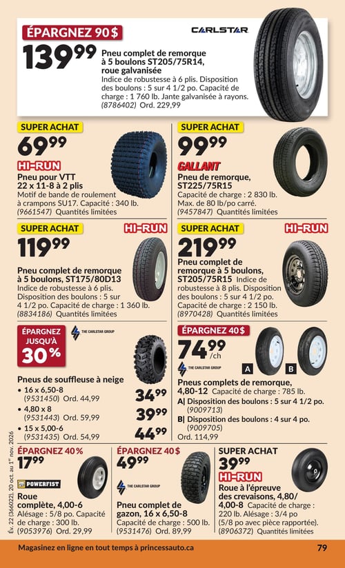 Circulaire Princess Auto - Page 85