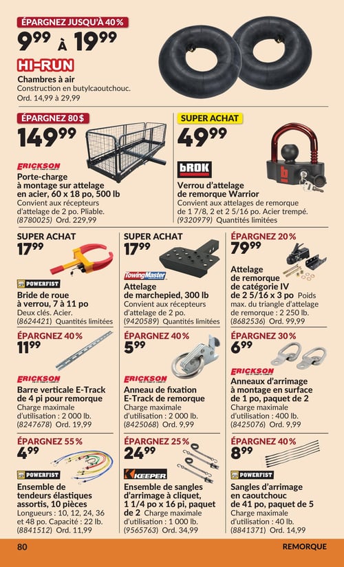 Circulaire Princess Auto - Page 86