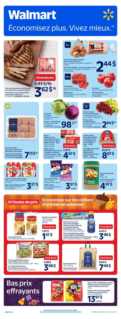 Circulaire Walmart - Page 1