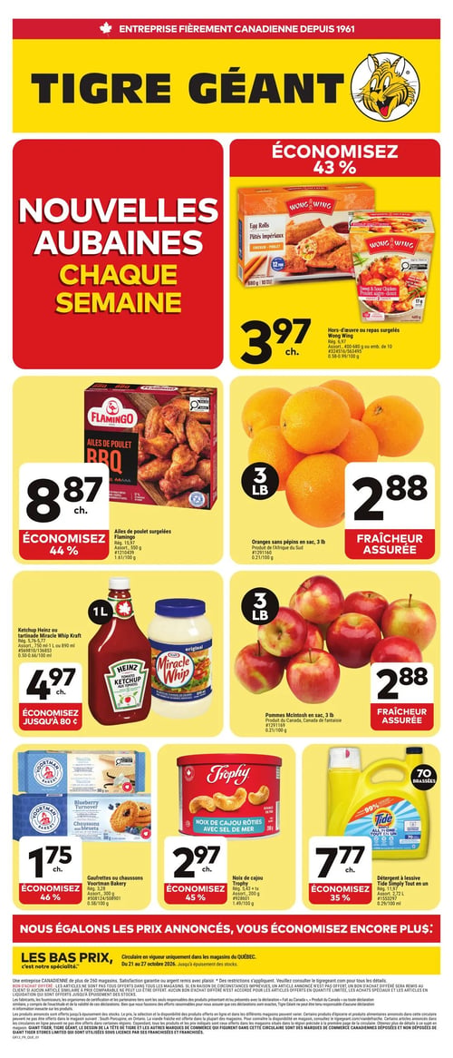 Circulaire Tigre Géant - Page 1