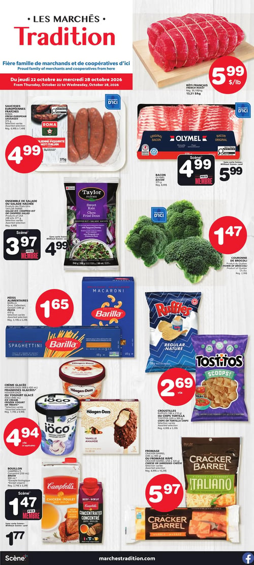 Circulaire Les Marchés Tradition - Page 1