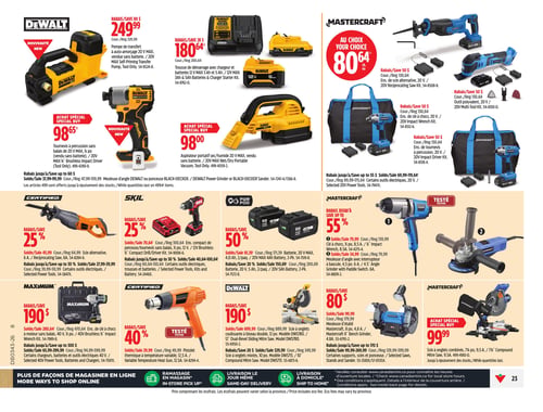 Circulaire Canadian Tire - Page 34