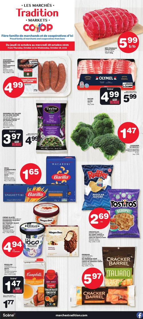 Circulaire Les Marchés Tradition - Nouveau-Brunswick - Page 1