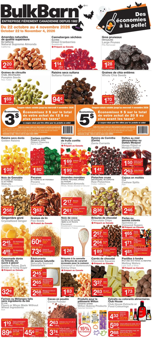 Circulaire Bulk Barn - Page 1