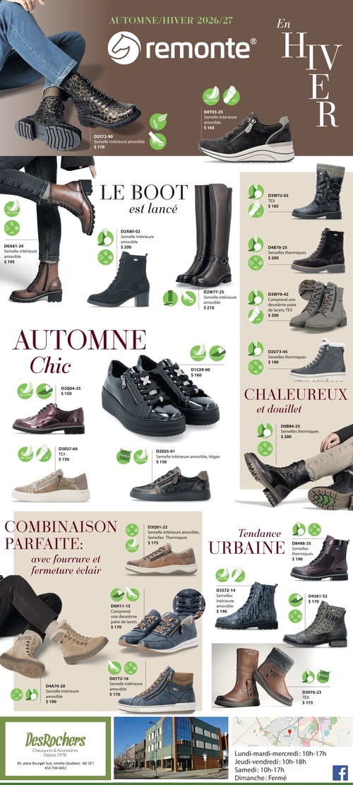 Circulaire Chaussures DesRochers - Page 1