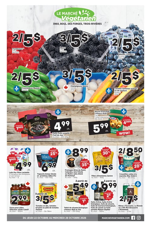 Circulaire Marché Végétarien - Page 1
