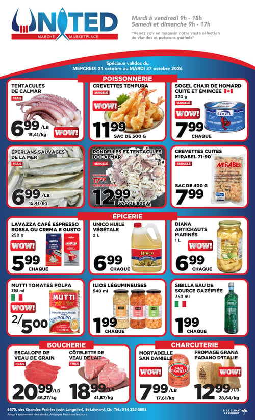 Circulaire United Supermarché - Page 1