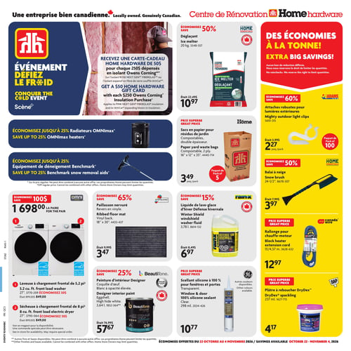 Circulaire Home Hardware - Centre de Rénovation - Page 1