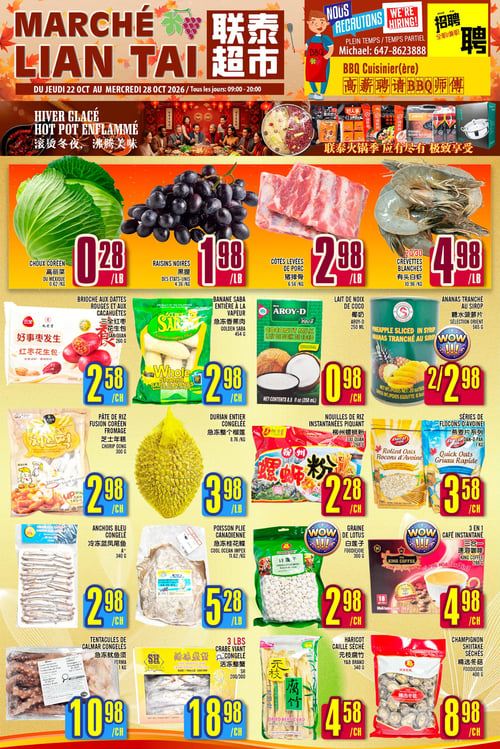 Circulaire Marché LianTai - Page 1