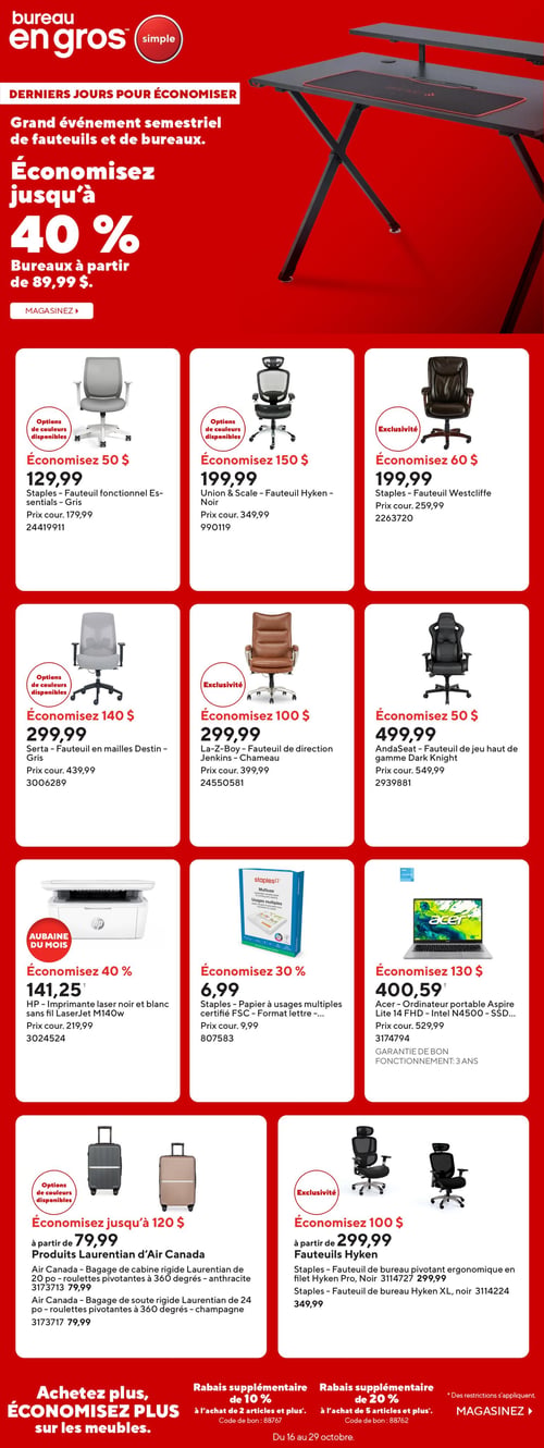 Circulaire Bureau en Gros - Page 1