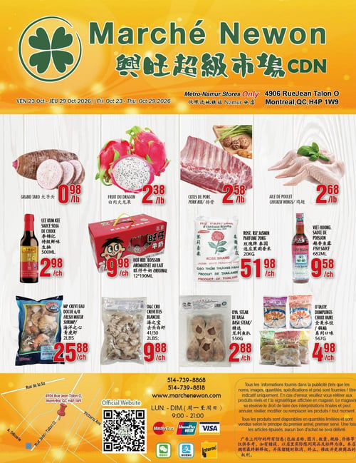 Circulaire Marché Newon Jean Talon - Page 1