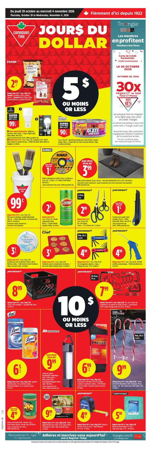 Circulaire Canadian Tire - Page 1