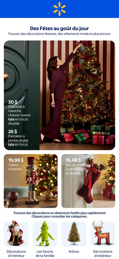 Circulaire Walmart - Des fêtes au goût du jour - Page 1