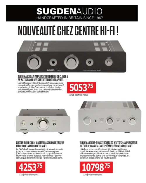 Circulaire Centre HI-FI - Solde du Vendredi Fou - Page 45
