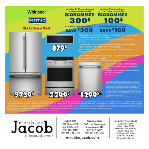 Circulaire ​Meubles Jacob - Blitz de prix - Page 4