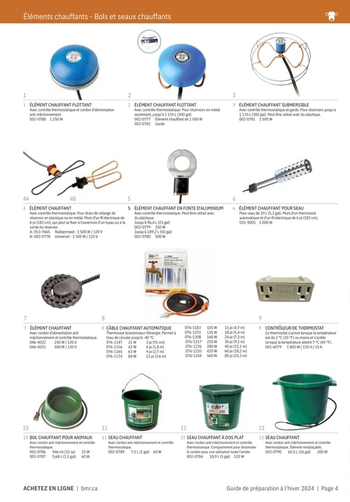 Circulaire BMR Agrizone - Guide de Préparation à l'hiver 2024 - Page 4