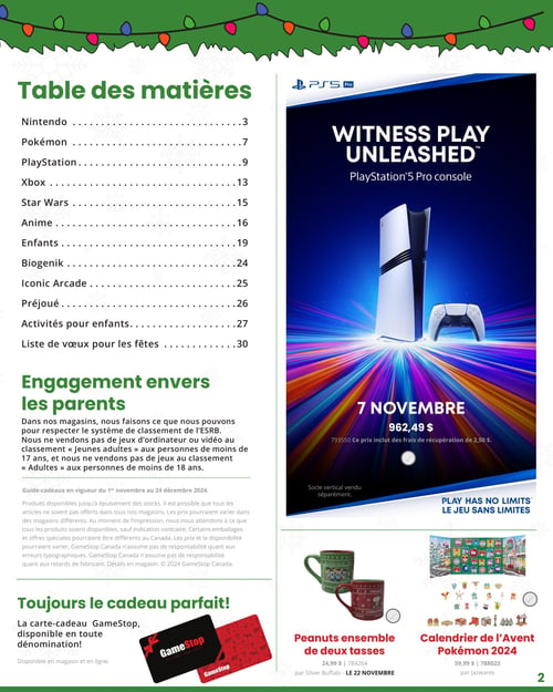 Circulaire EB Games - GameStop - Guide Caeaux des Fêtes - Page 2