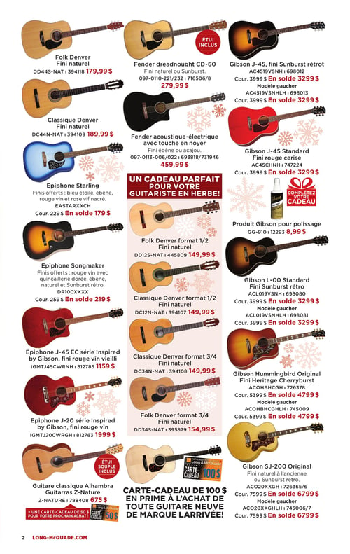 Circulaire Long & McQuade Instruments de Musique - Page 2