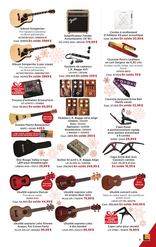 Circulaire Long & McQuade Instruments de Musique - Page 3