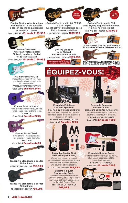 Circulaire Long & McQuade Instruments de Musique - Page 6