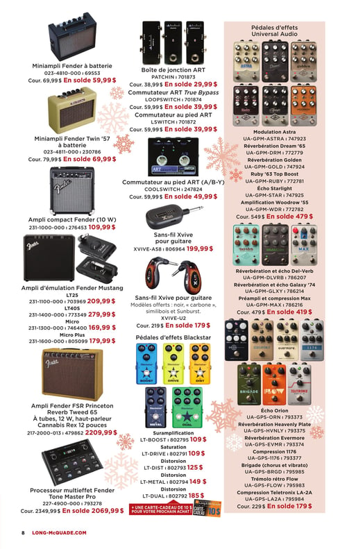 Circulaire Long & McQuade Instruments de Musique - Page 8