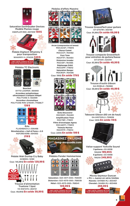 Circulaire Long & McQuade Instruments de Musique - Page 9