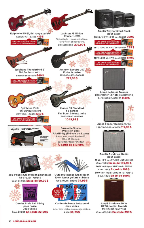 Circulaire Long & McQuade Instruments de Musique - Page 10