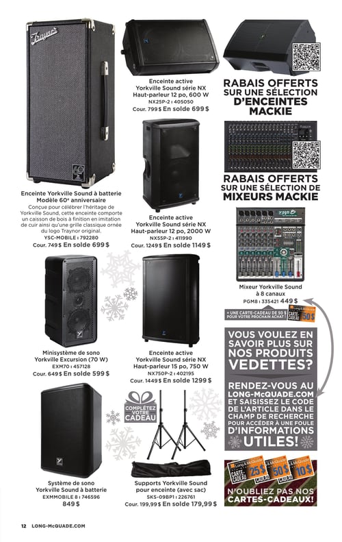 Circulaire Long & McQuade Instruments de Musique - Page 12